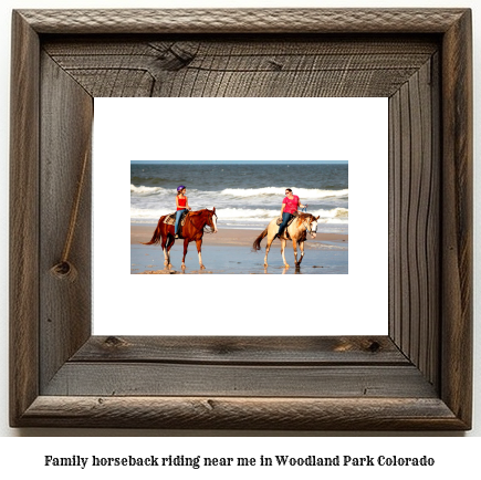 family horseback riding near me in Woodland Park, Colorado